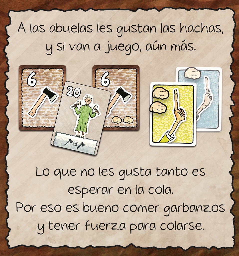 Abuelas con hachas