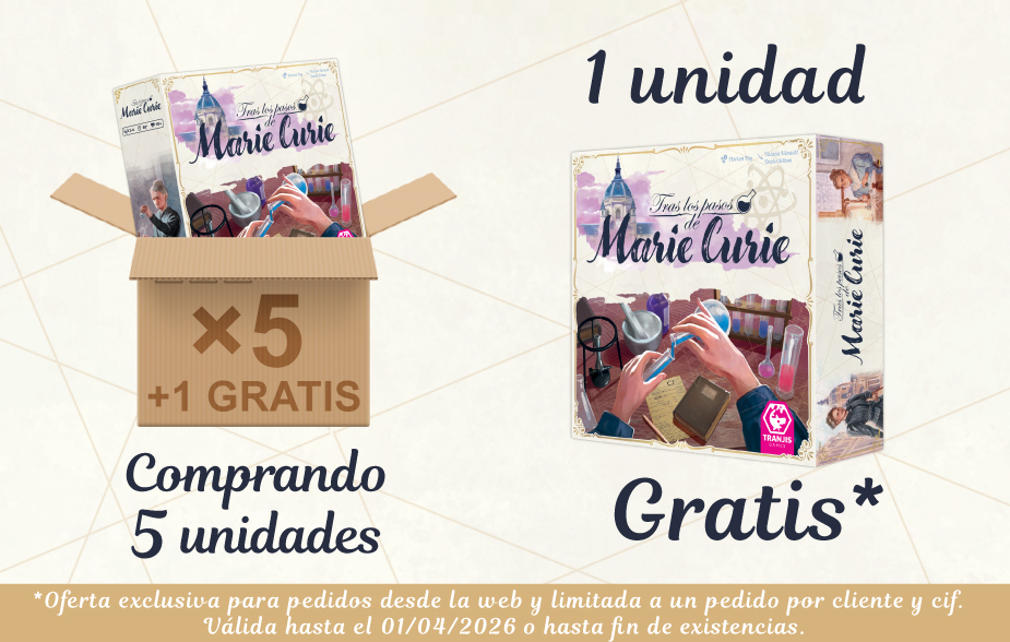 Pack 5+1 Tras los pasos de Marie Curie