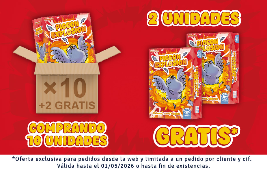 Pack 10+2 PIGEON EXPLOSION