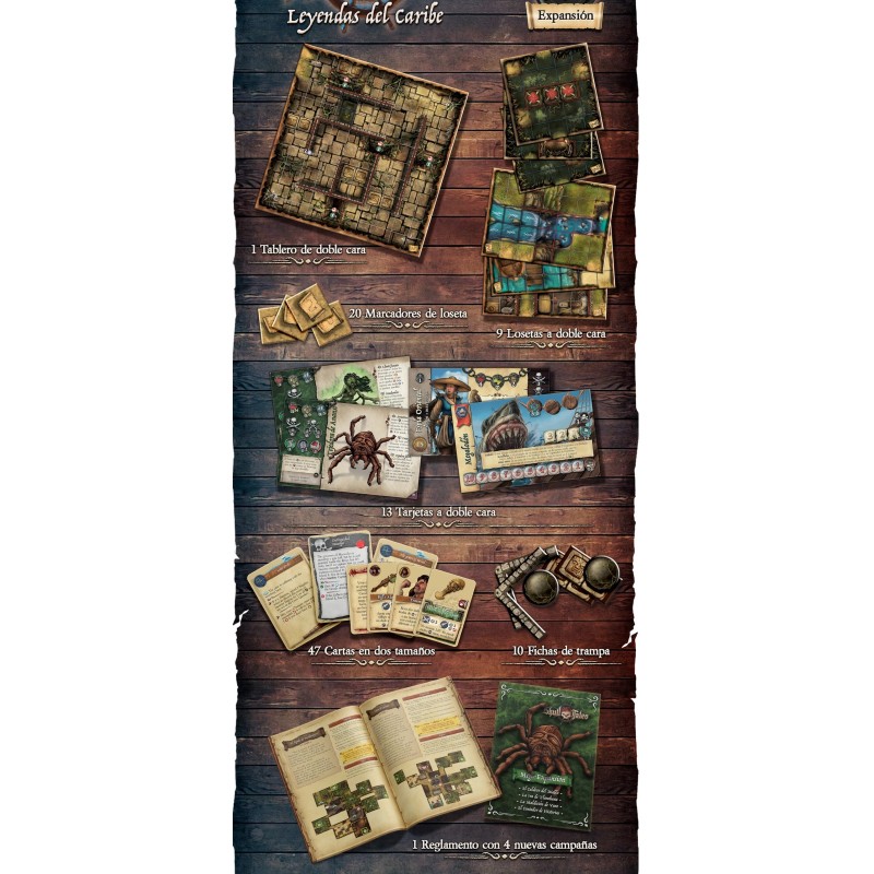Skull Tales Megaexpansión - Leyendas del Caribe
