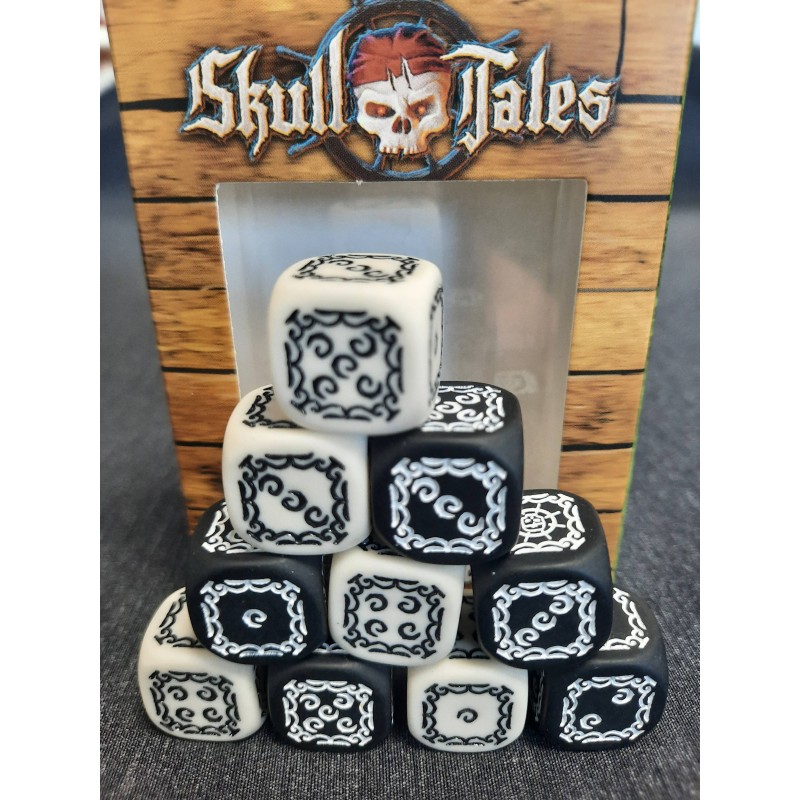 Skull Tales Set 10 dados personalizados
