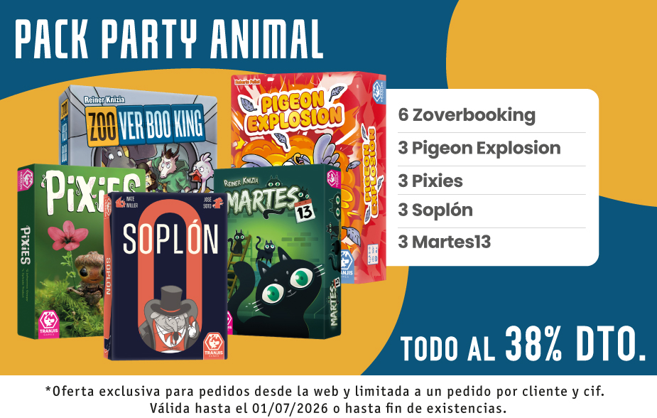 Pack PARTY ANIMAL al 38%