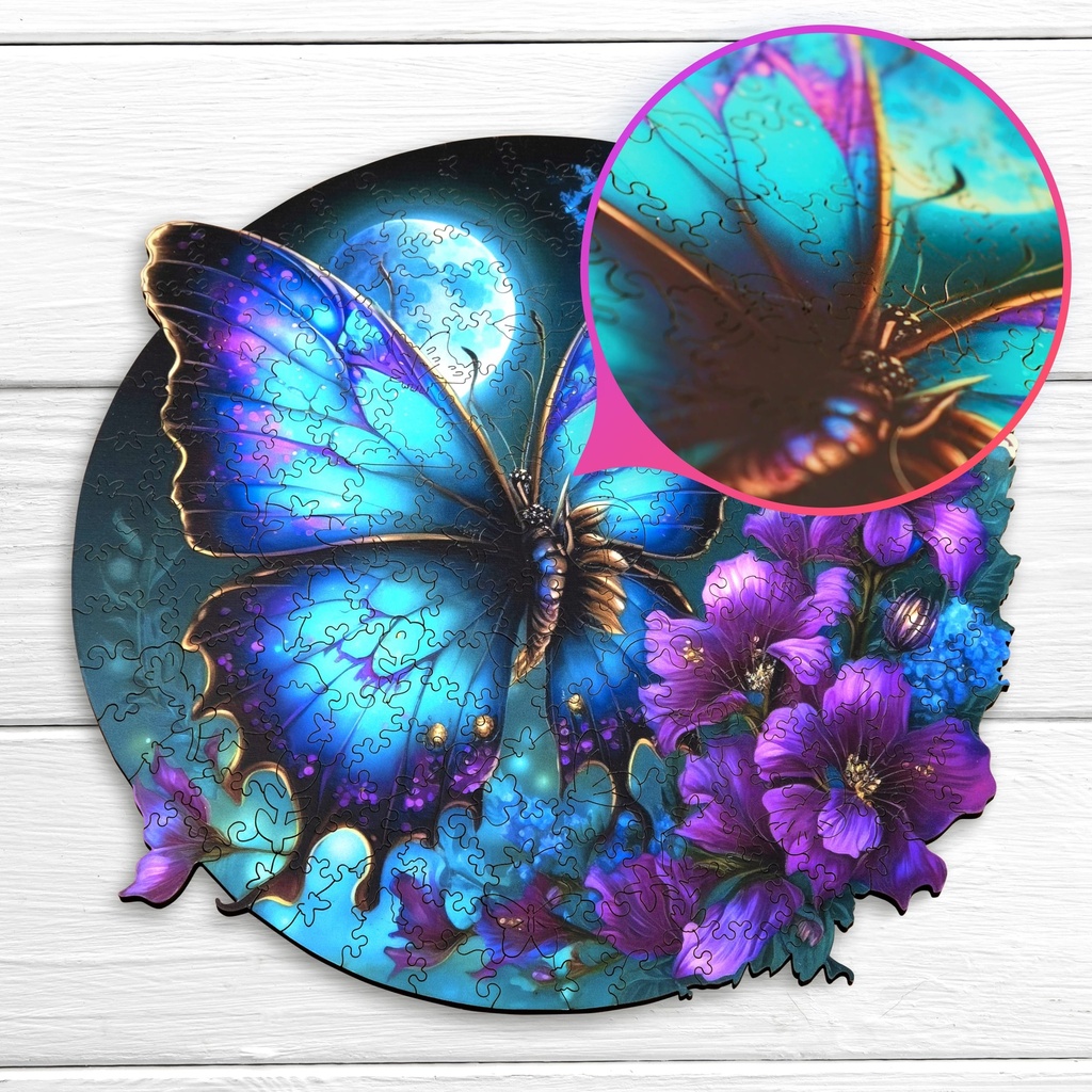 Puzzle de Madera - Mariposa - 300 piezas