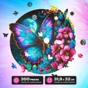 Puzzle de Madera - Mariposa - 300 piezas