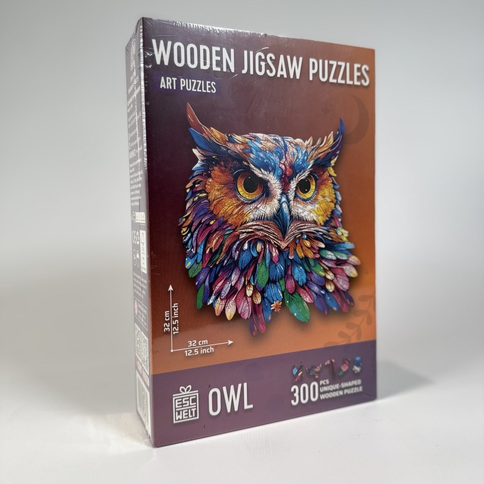 Puzzle de Madera - Búho - 300 piezas