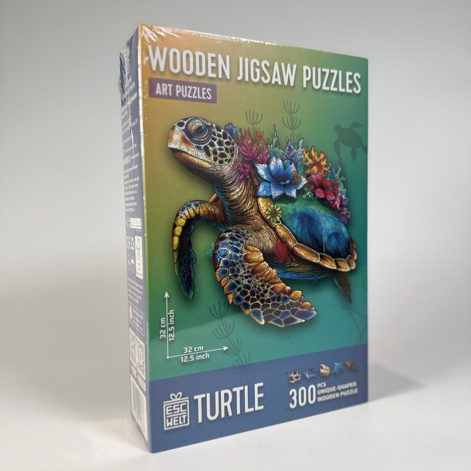Puzzle de Madera - Tortuga - 300 piezas