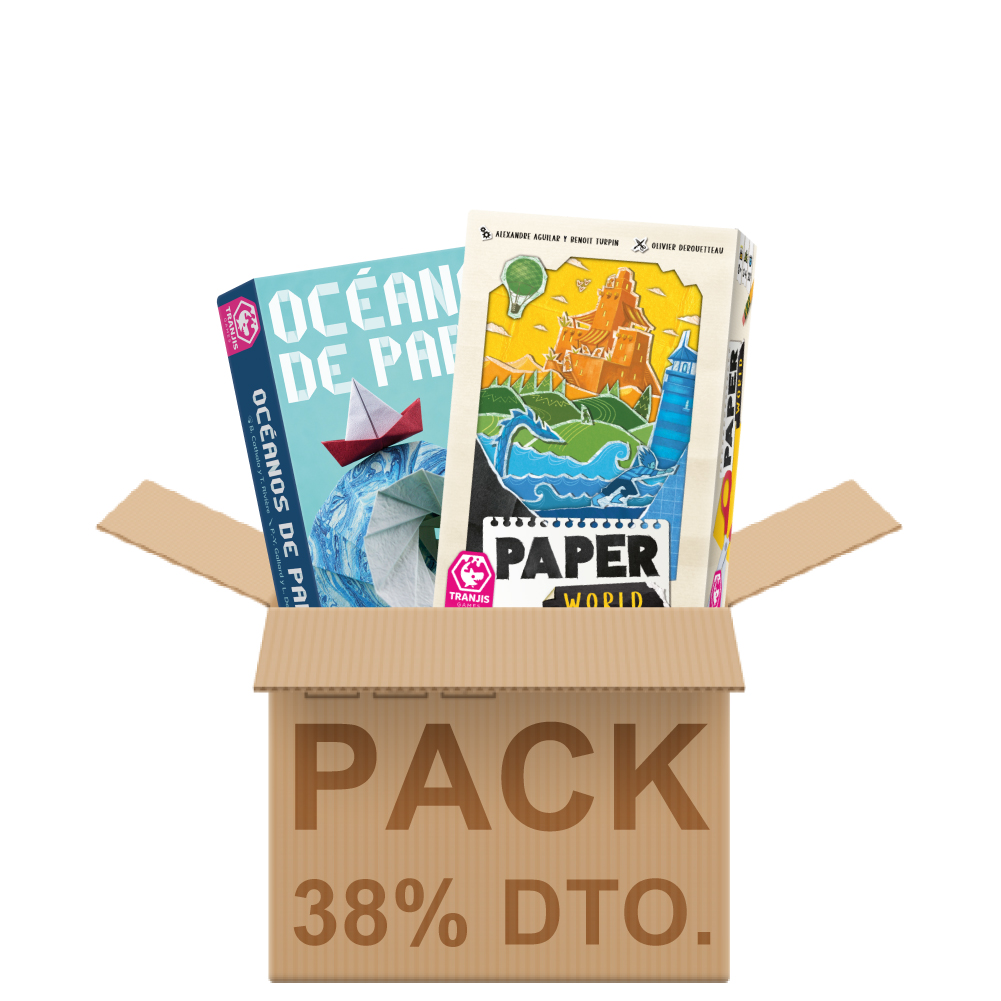 Pack Origami: 6 Oceanos de Papel + 6 Paper World