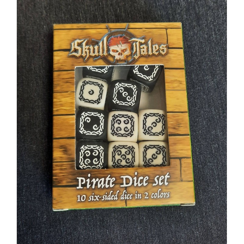 Skull Tales Set 10 dados personalizados