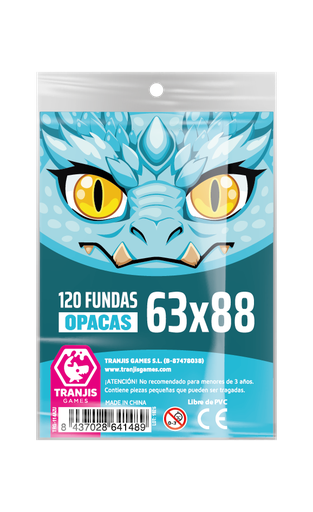 [TRG-114azu] Fundas Dragón Azul (63X88mm) Nuevo EAN