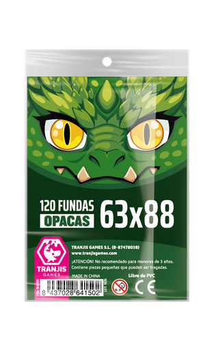 [TRG-155ver] Fundas Dragón Verde (63X88mm) 