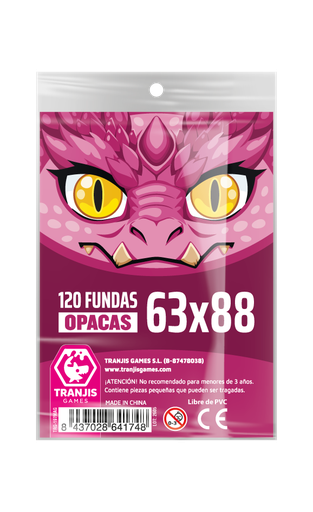[TRG-197mag] Fundas Dragón MAGENTA (63X88mm)